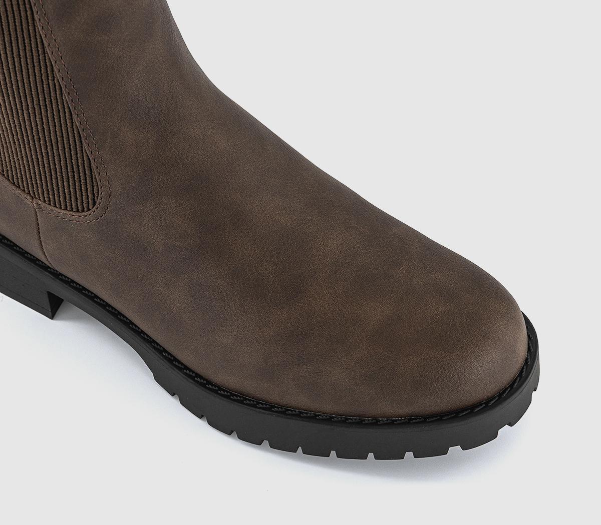 Blowfish MalibuDover Fur Lined Chelsea BootsDark Brown