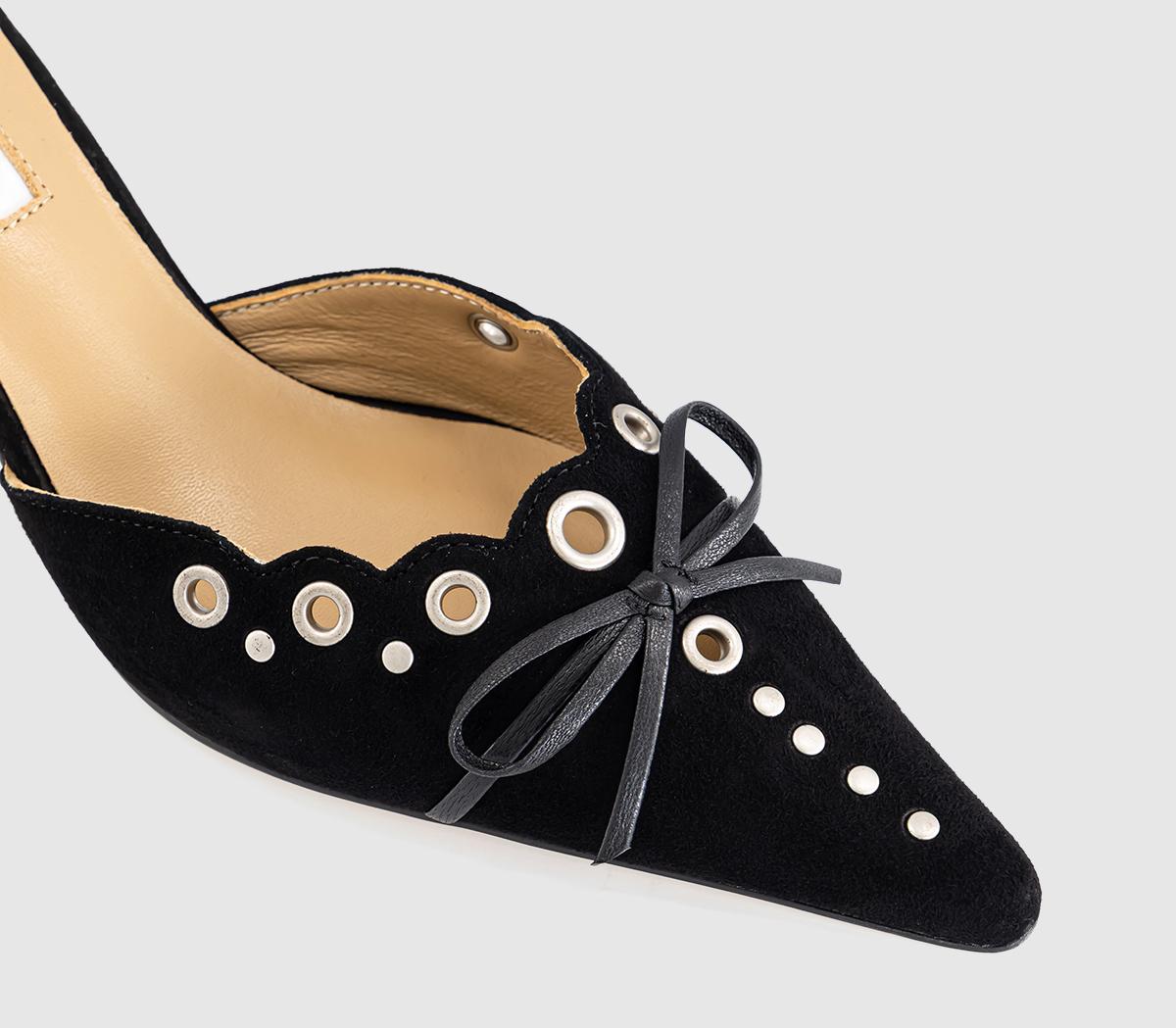 Tony BiancoShae Mule HeelsBlack Suede
