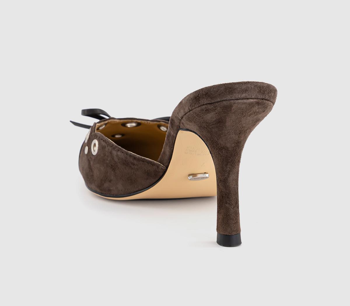 Tony BiancoShae Mule Heels Tony BiancoShae Mule HeelsEspresso Suede