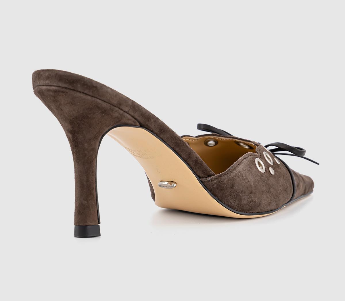 Tony BiancoShae Mule Heels Tony BiancoShae Mule HeelsEspresso Suede