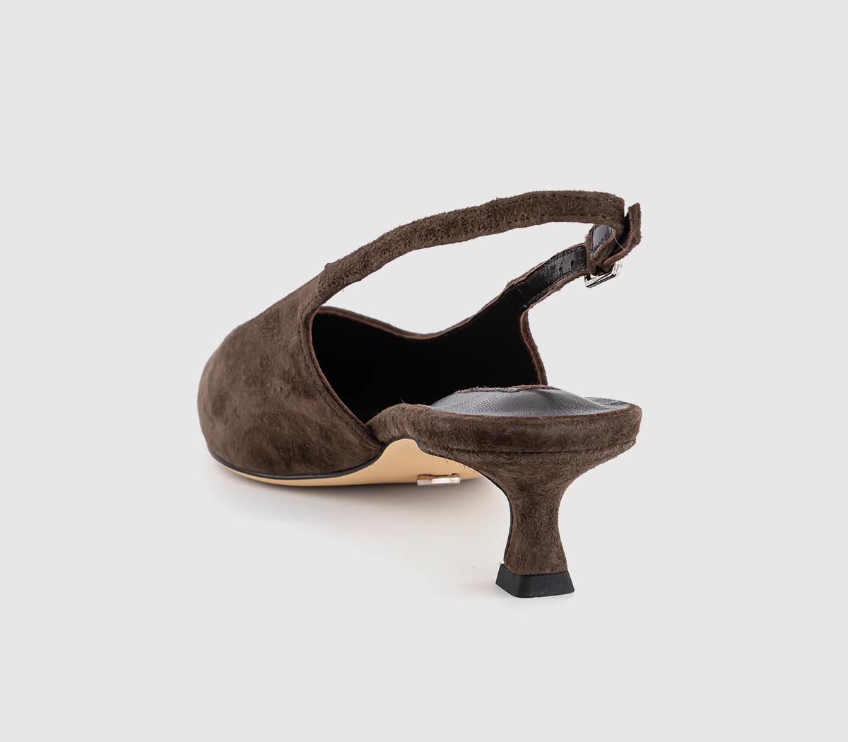 Tony BiancoCrush Slingback HeelsEspresso Suede