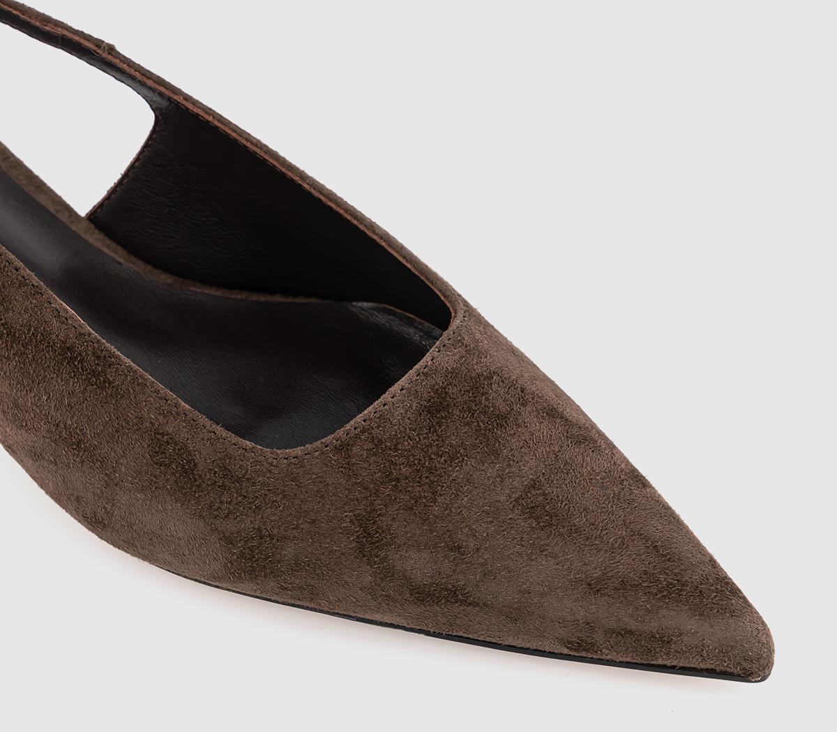 Tony BiancoCrush Slingback Heels Tony BiancoCrush Slingback HeelsEspresso Suede