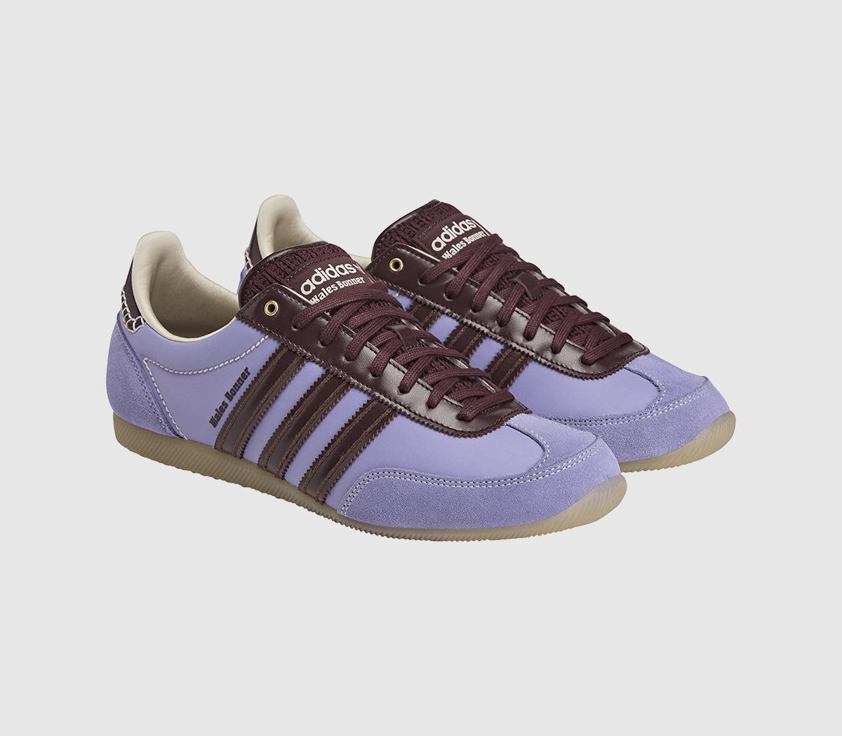 adidasWales Bonner x adidas Japan TrainersCream White Light Purple Night Red