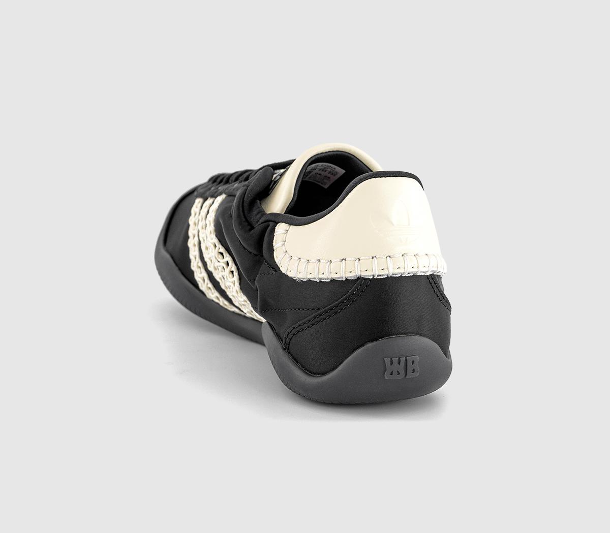 adidasWales Bonner x adidas Karintha Lo Satin TrainersCore Black Dark Brown Cream White