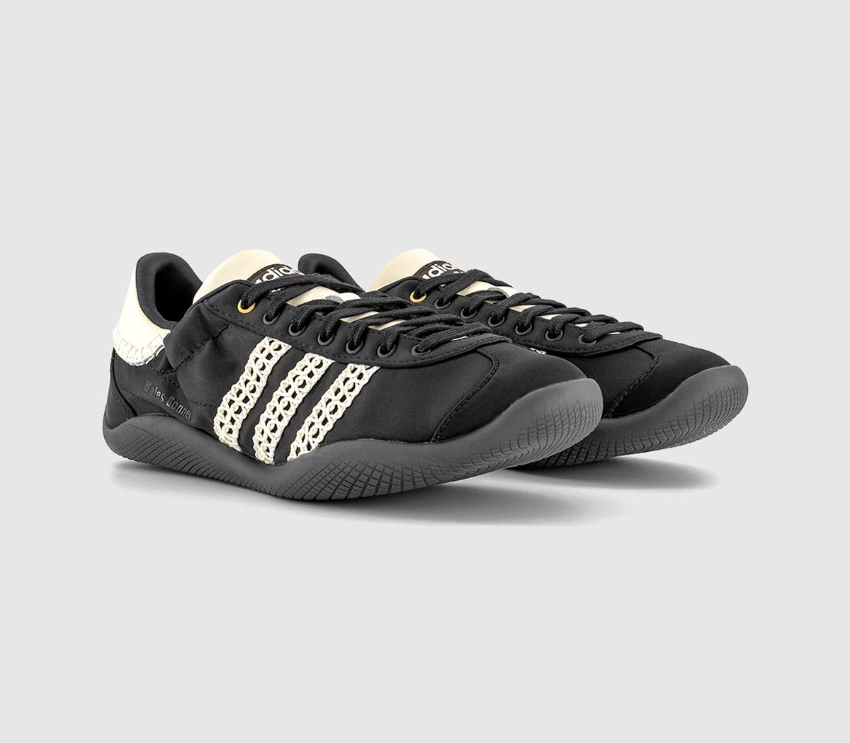 adidasWales Bonner x adidas Karintha Lo Satin TrainersCore Black Dark Brown Cream White
