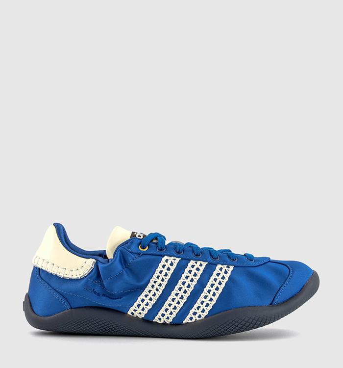 adidas Wales Bonner x adidas Karintha Lo Satin Trainers Cream White Blue