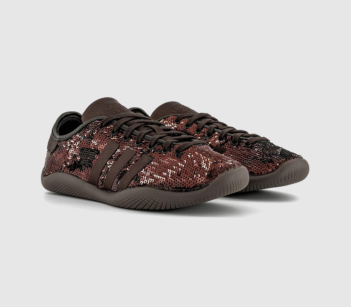 adidasWales Bonner x adidas Karintha Sequin TrainersDark Brown Core Black
