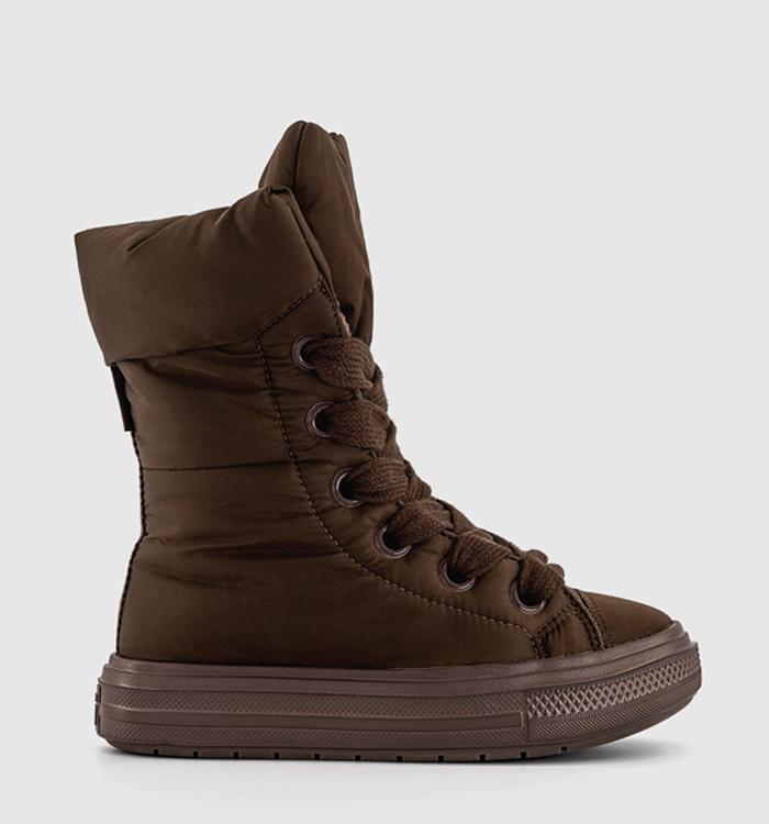 Converse All Star Elements Boot Hi Top Brown Fudge Brown Fudge