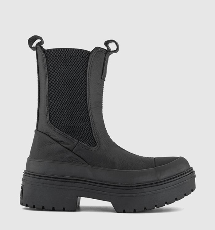 Converse All Star Lugged Heel Chelsea Boots Black