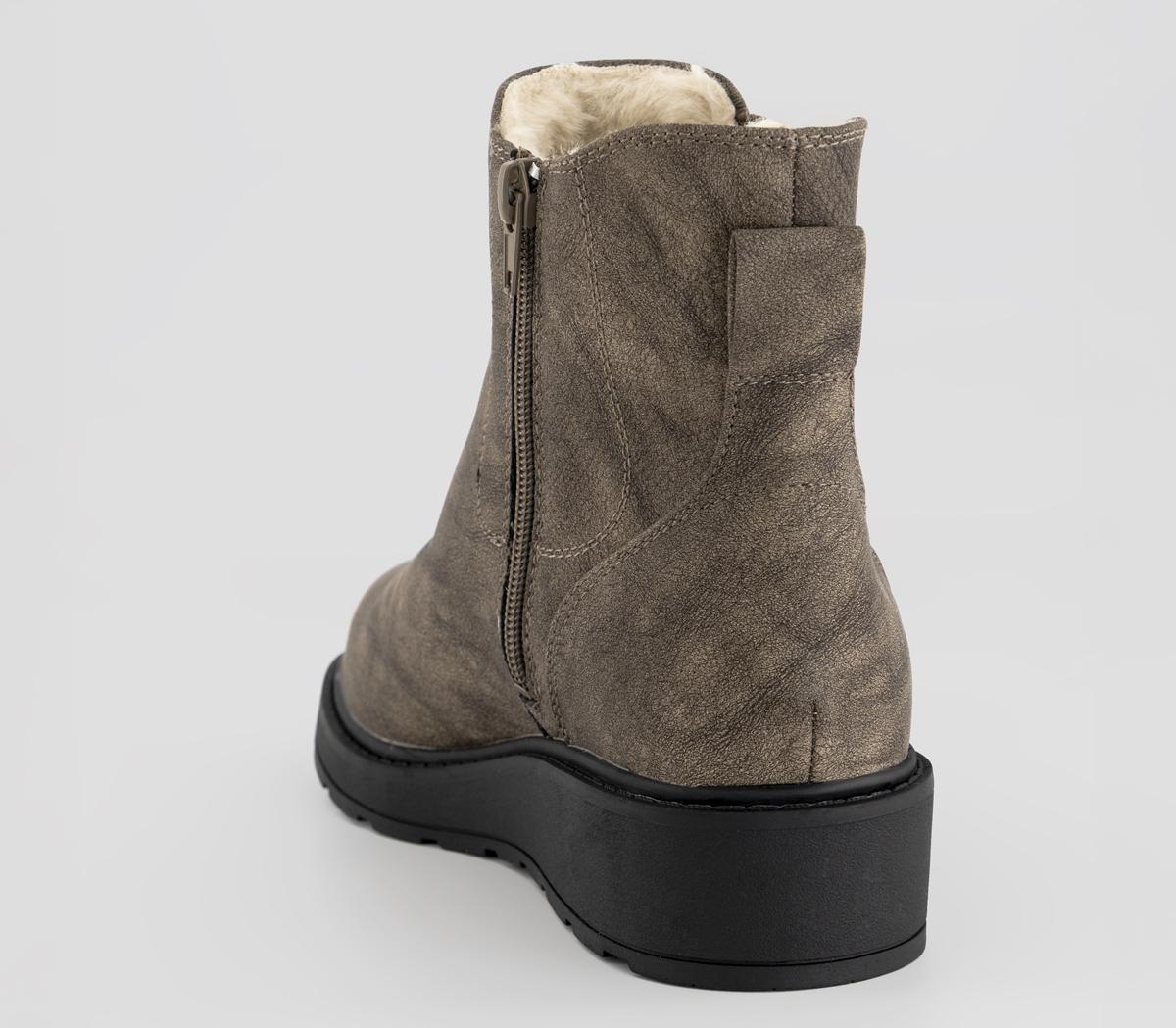 Blowfish MalibuKali Fur Lined Chelsea BootsDark Brown