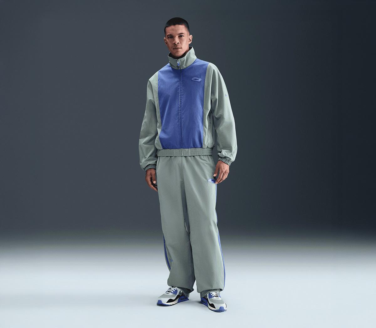 NikePatta Track JacketParticle Grey Sapphire