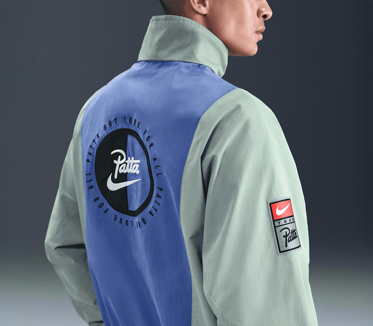 NikePatta Track JacketParticle Grey Sapphire