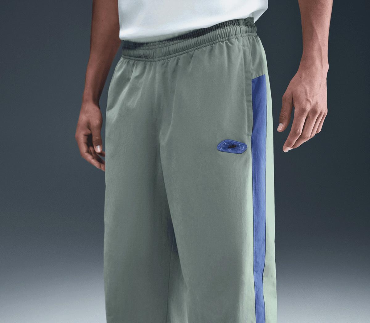 NikePatta Track Pants Particle Grey Sapphire