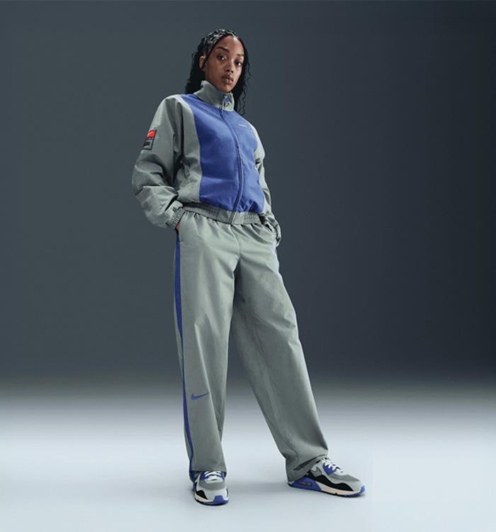 Nike Patta Track Pants Black Cyber - Men's Clothing