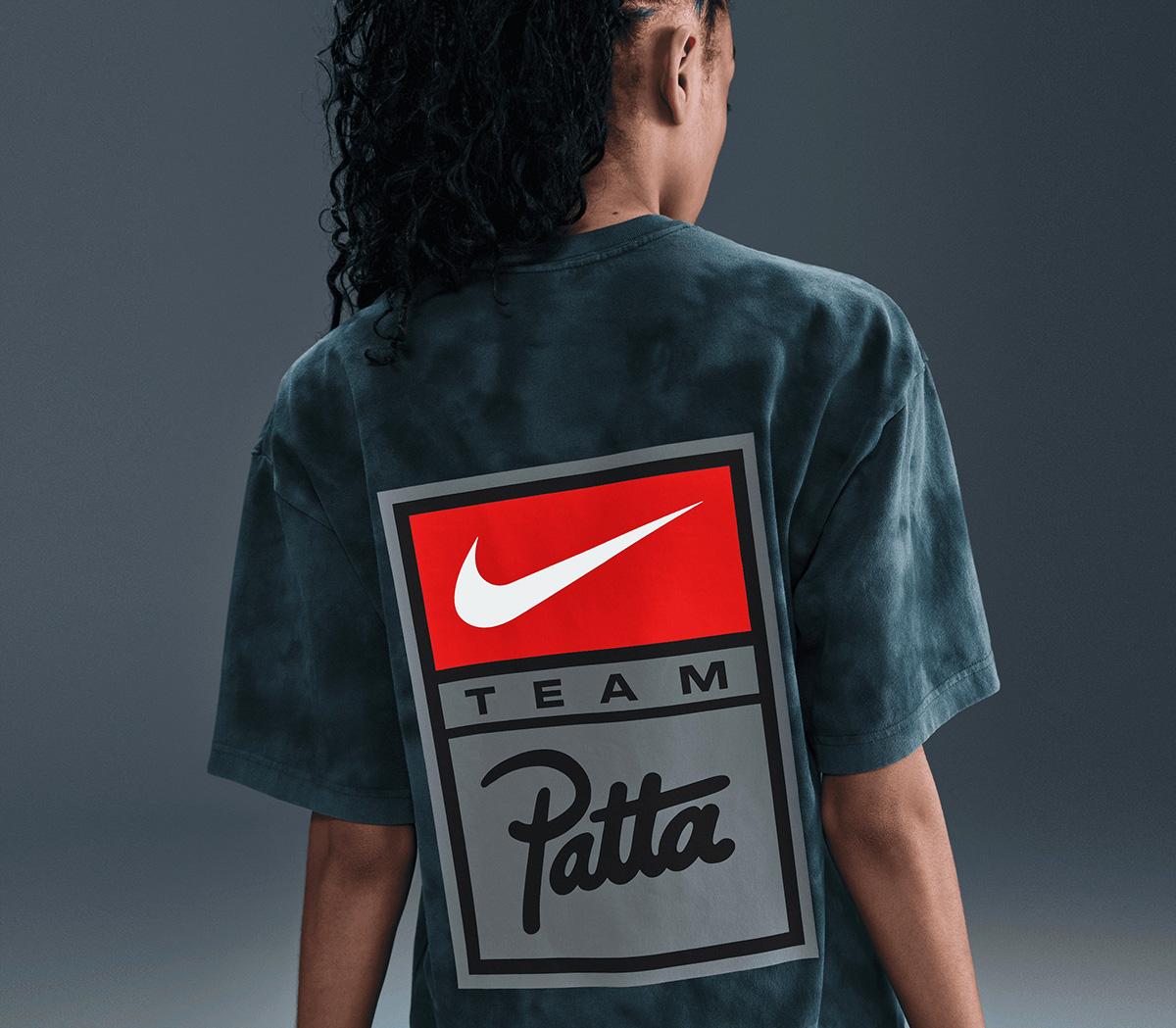 NikePatta SS Tee GX WashSquadron Blue Deep Ocean Dark Obsidian