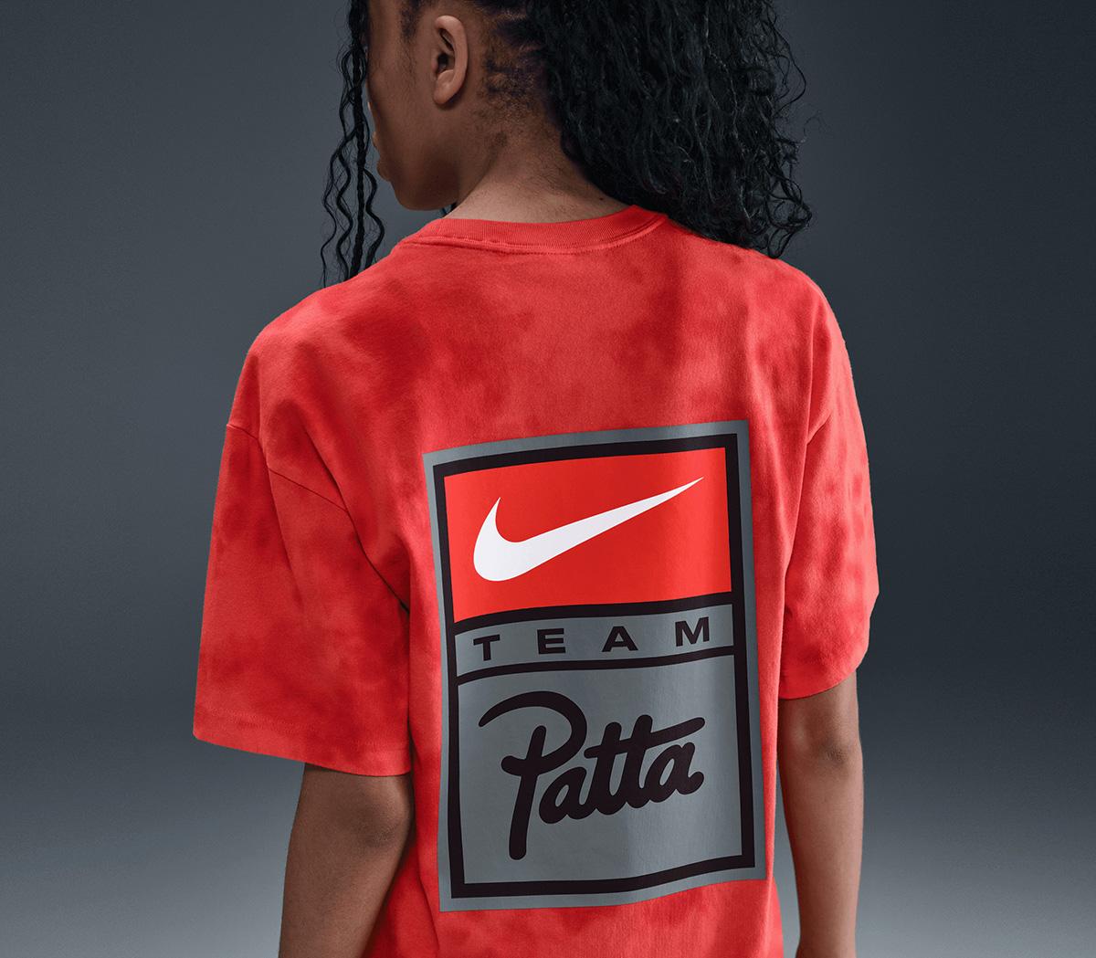 NikePatta SS Tee GX WashRush Red University Red Gym Red