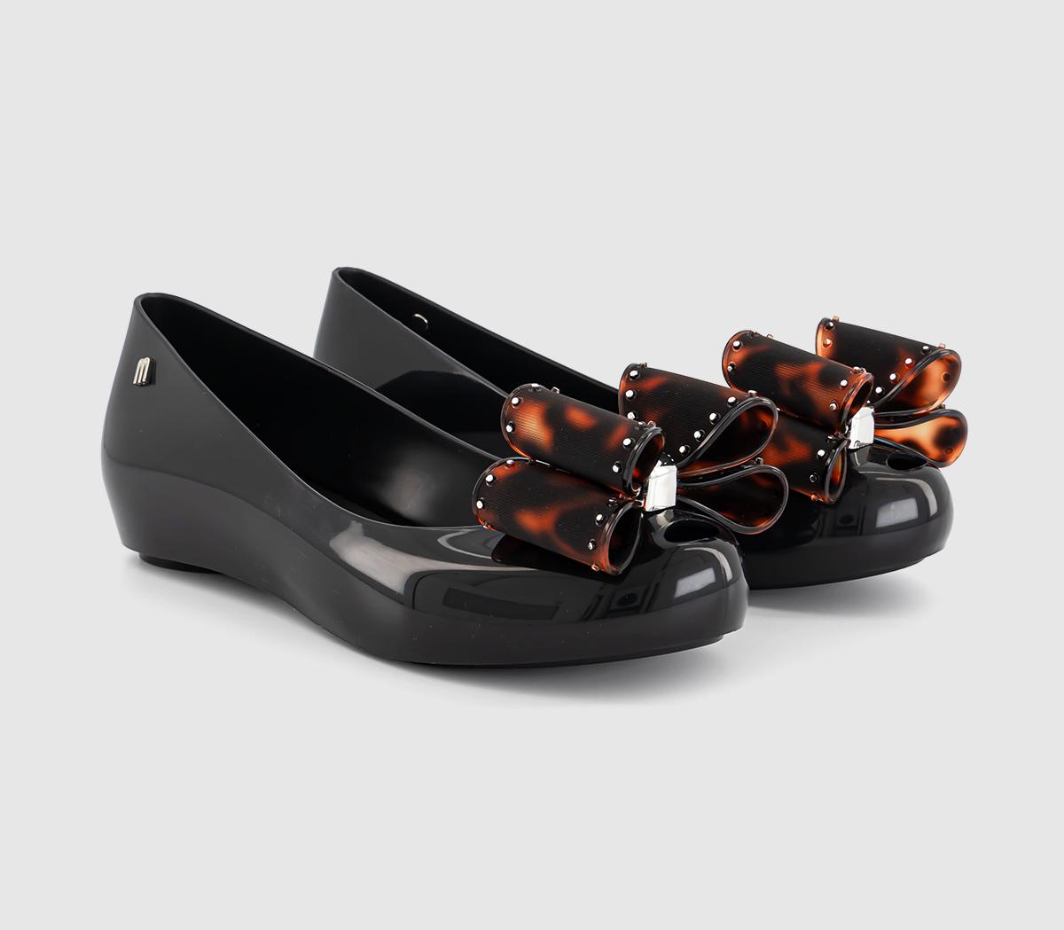 MelissaUltra Girl Bow Ballet Pumps MelissaUltra Girl Bow Ballet PumpsBlack