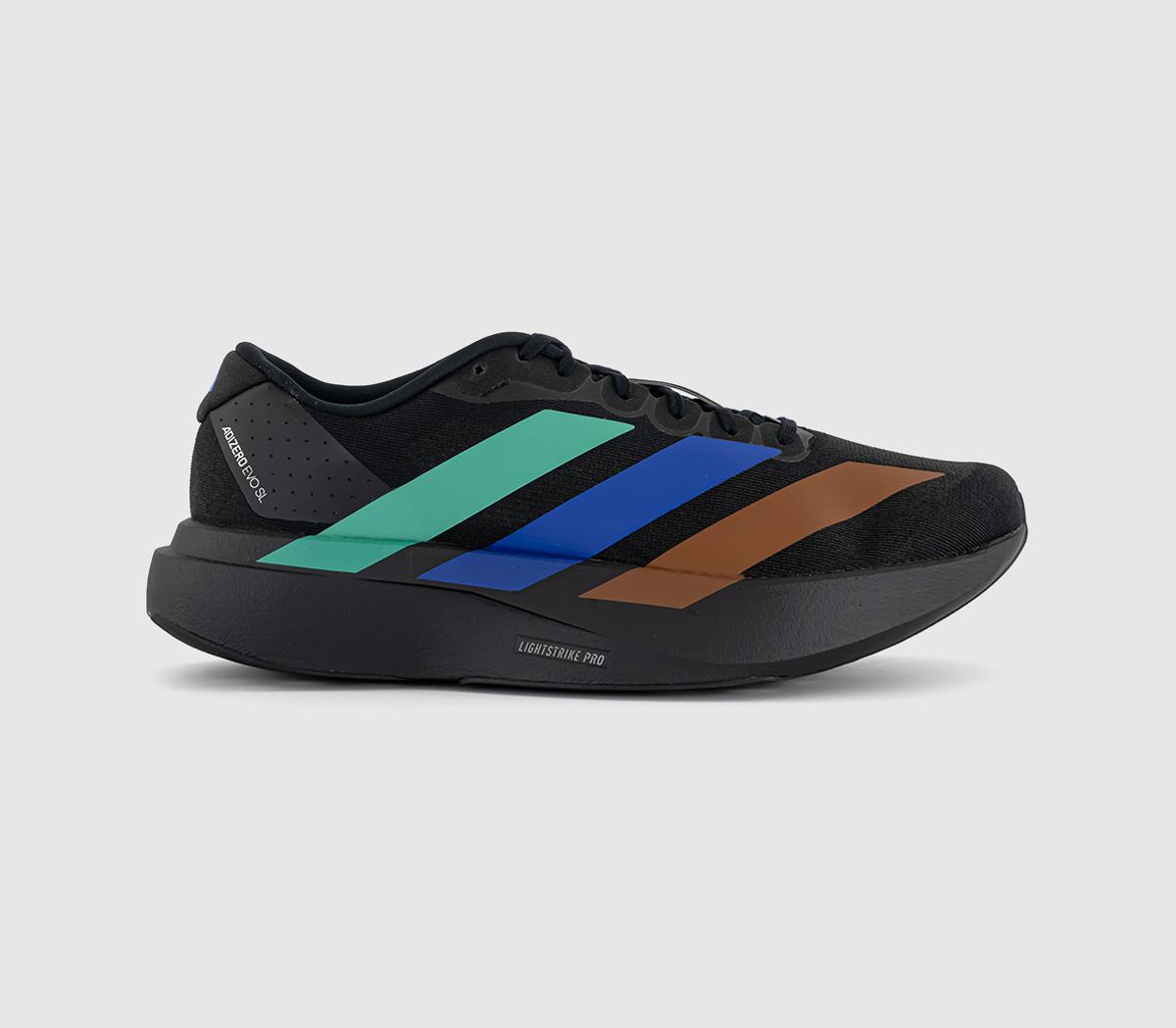 adidas Mens Evo Sl Human Race Trainers Core Black Semi Court Green Semi Lucid Blue, 8 adidas Mens Evo Sl Human Race Trainers Core Black Semi Court Green Semi Lucid Blue, 8