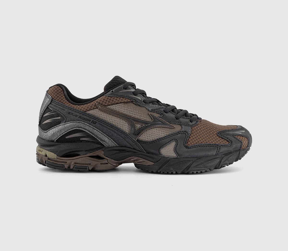 MizunoWave Rider 10 VA TrainersChocolate Brown Pirate Black