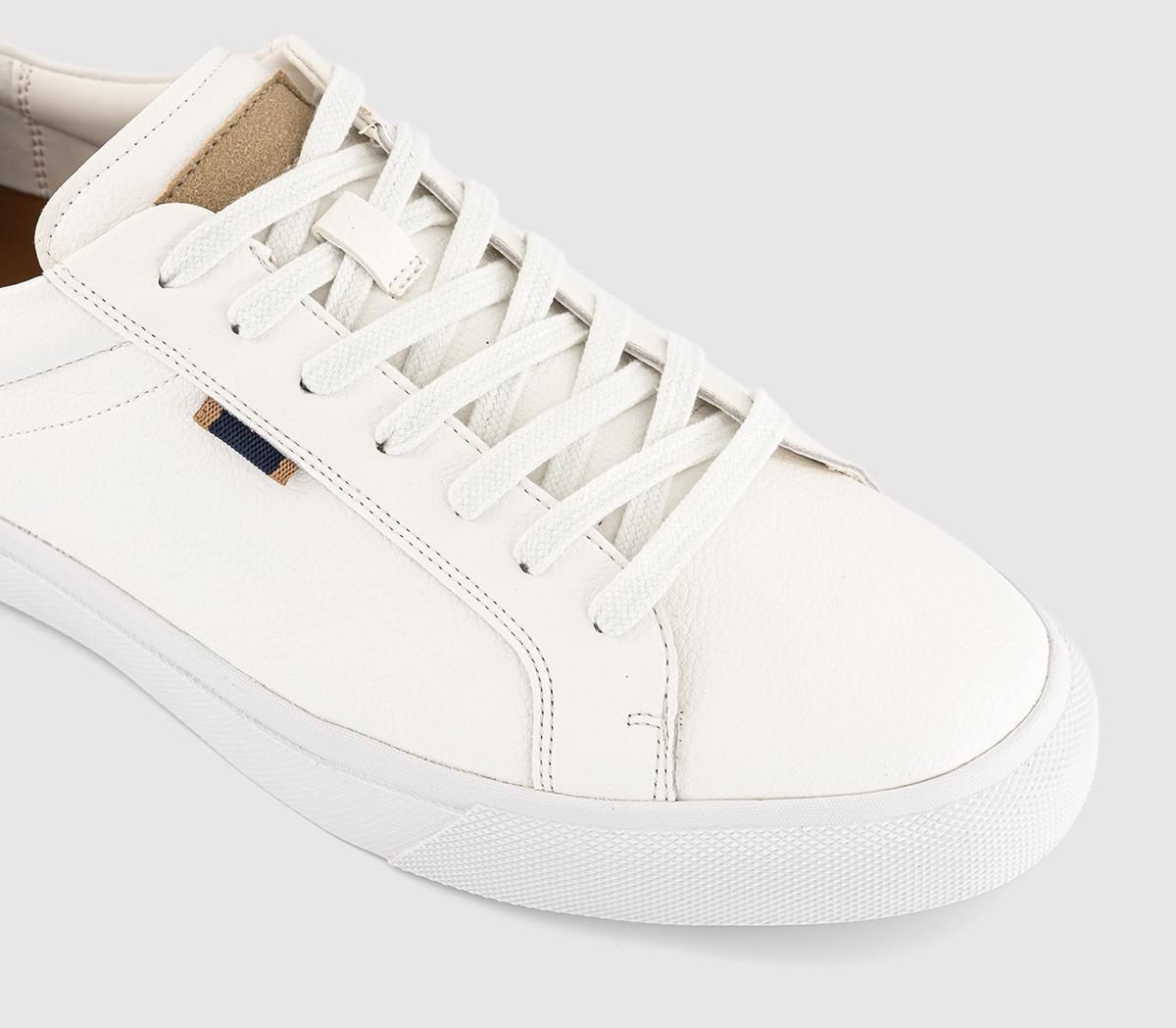 OFFICEConroy Stitch Detail TrainersWhite