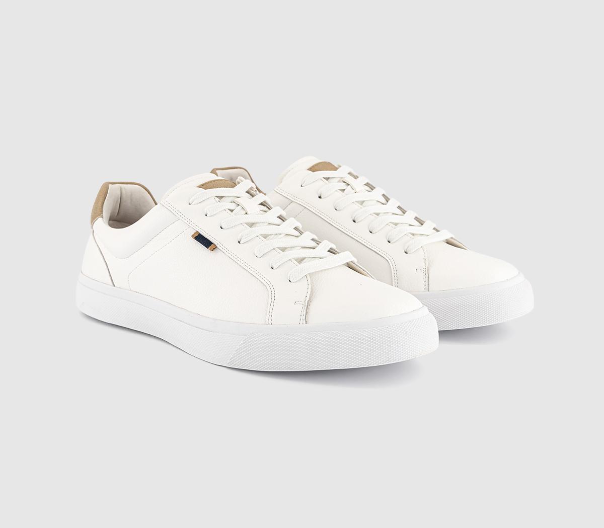 OFFICEConroy Stitch Detail TrainersWhite