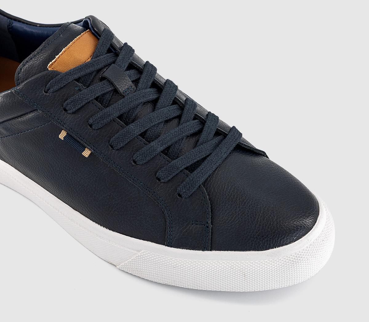 OFFICEConroy Stitch Detail TrainersNavy