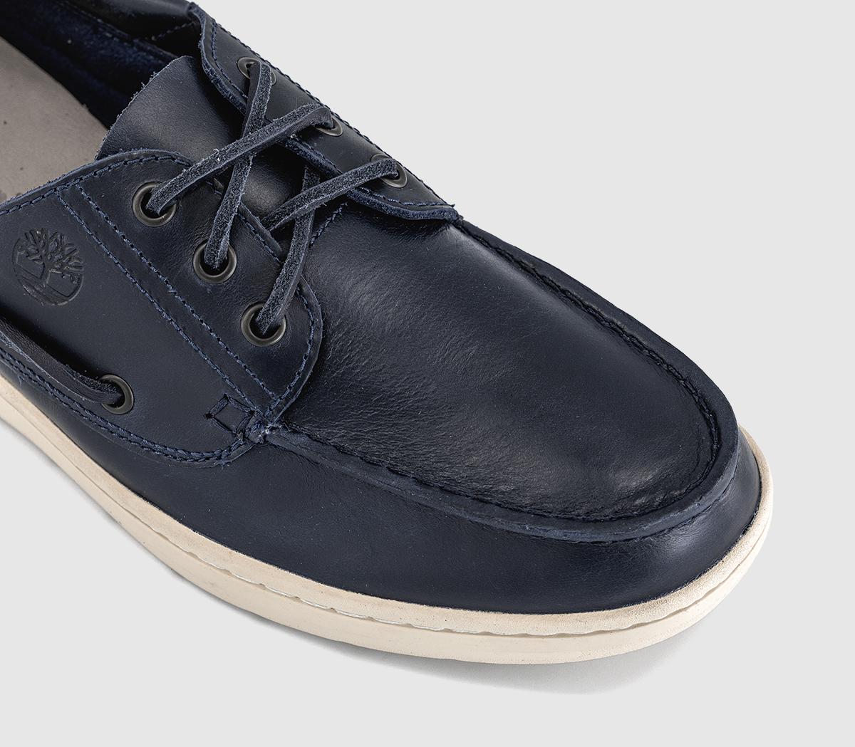 TimberlandPortofino Pier Boat ShoesDark Blue Full Grain