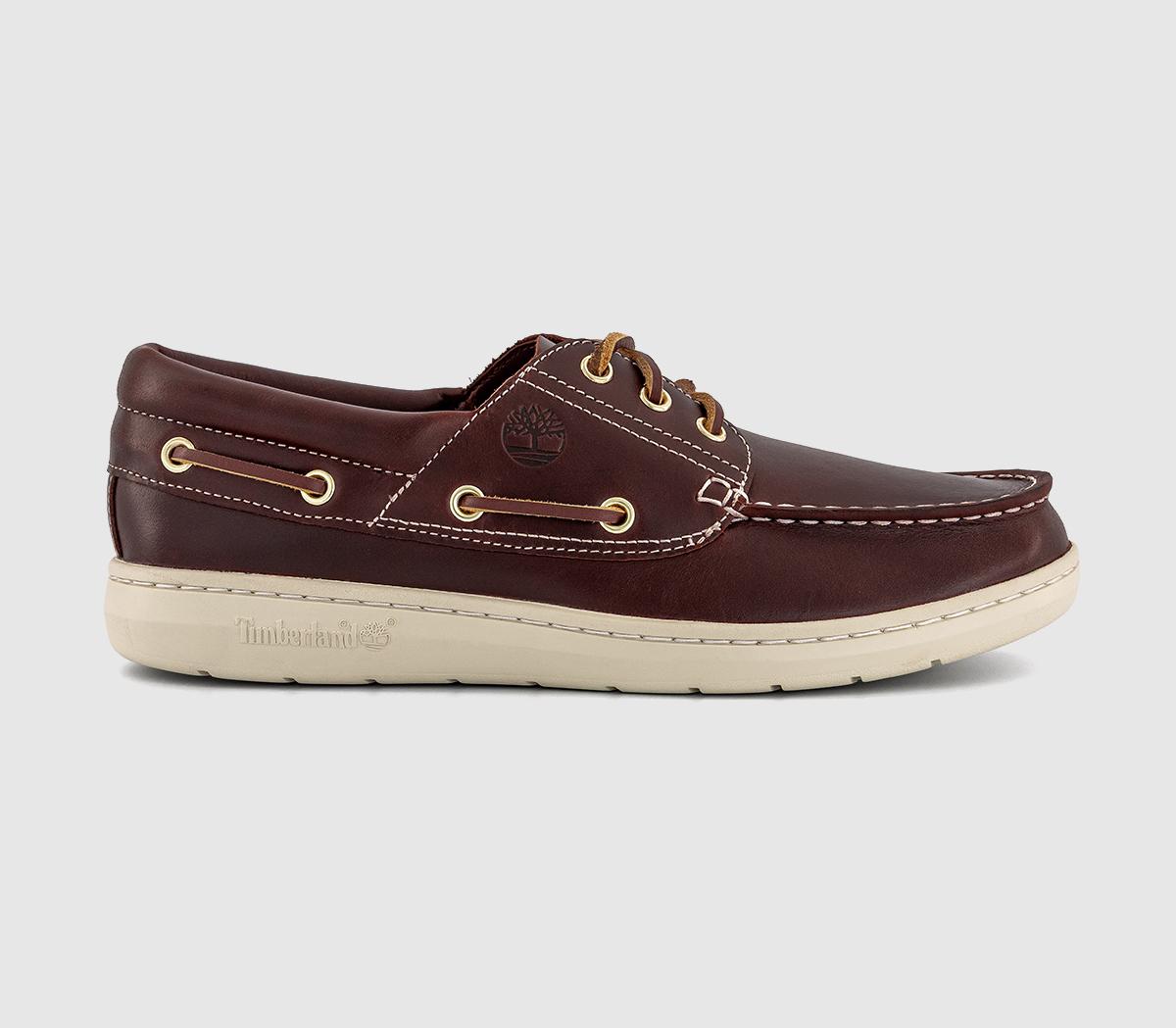 TimberlandPortofino Pier Boat ShoesBurgundy Full Grain Leather