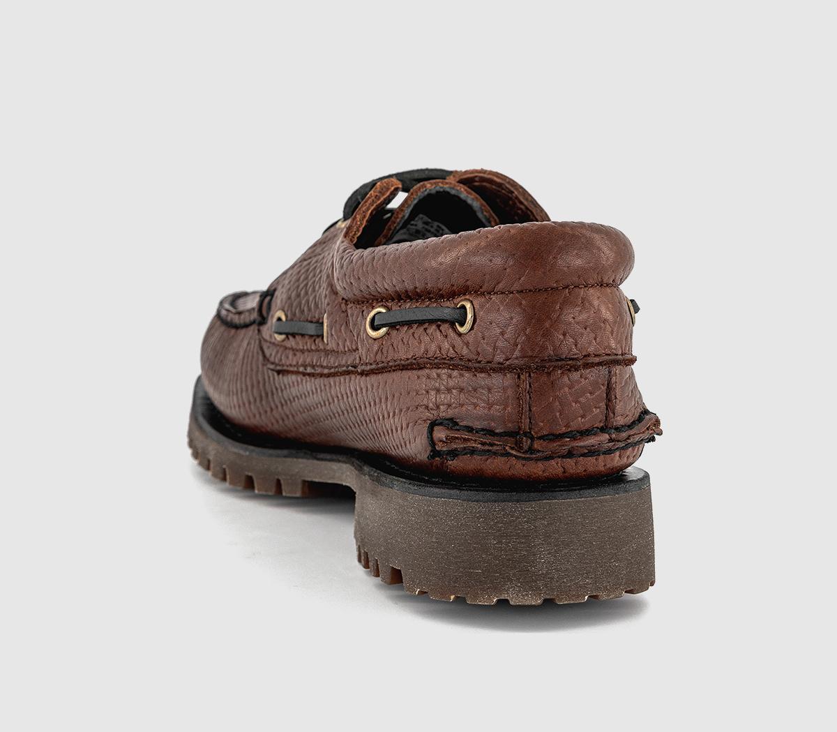 TimberlandAuthentic Boat ShoesMedium Brown Full Grain Leather