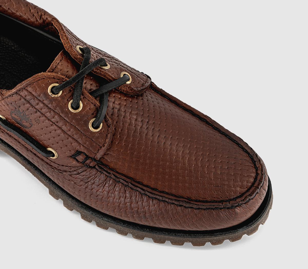 TimberlandAuthentic Boat ShoesMedium Brown Full Grain Leather