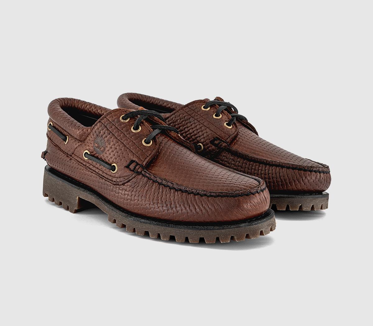 TimberlandAuthentic Boat ShoesMedium Brown Full Grain Leather