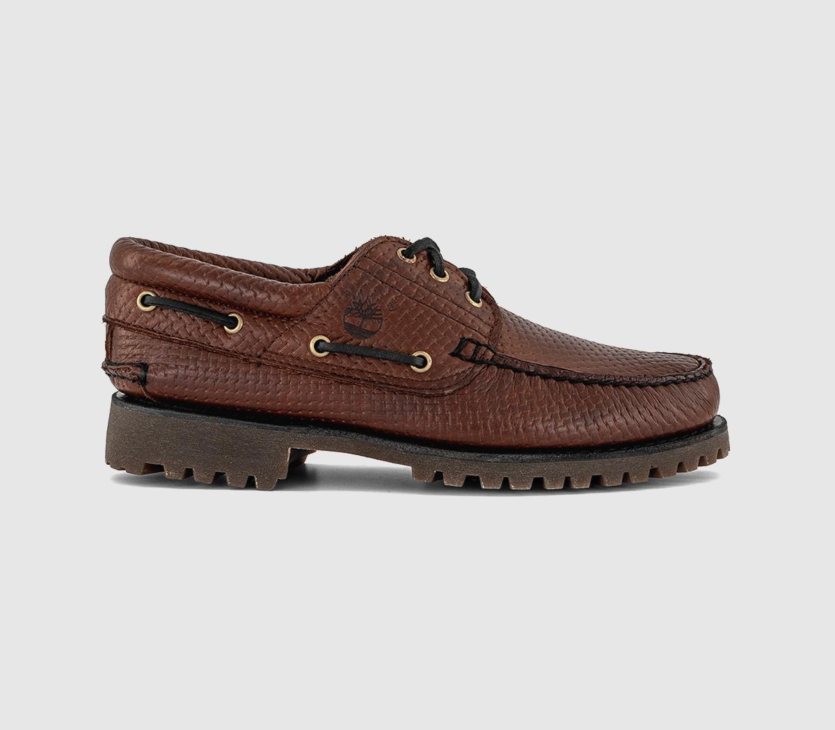 TimberlandAuthentic Boat ShoesMedium Brown Full Grain Leather