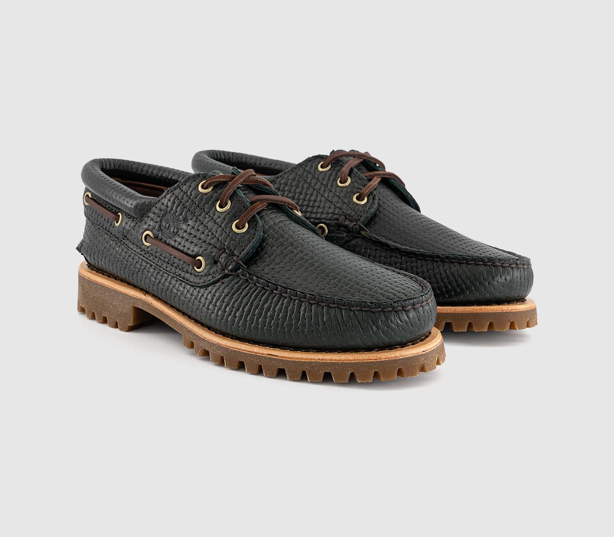 TimberlandAuthentic Boat ShoesDark Green Full Grain Leather