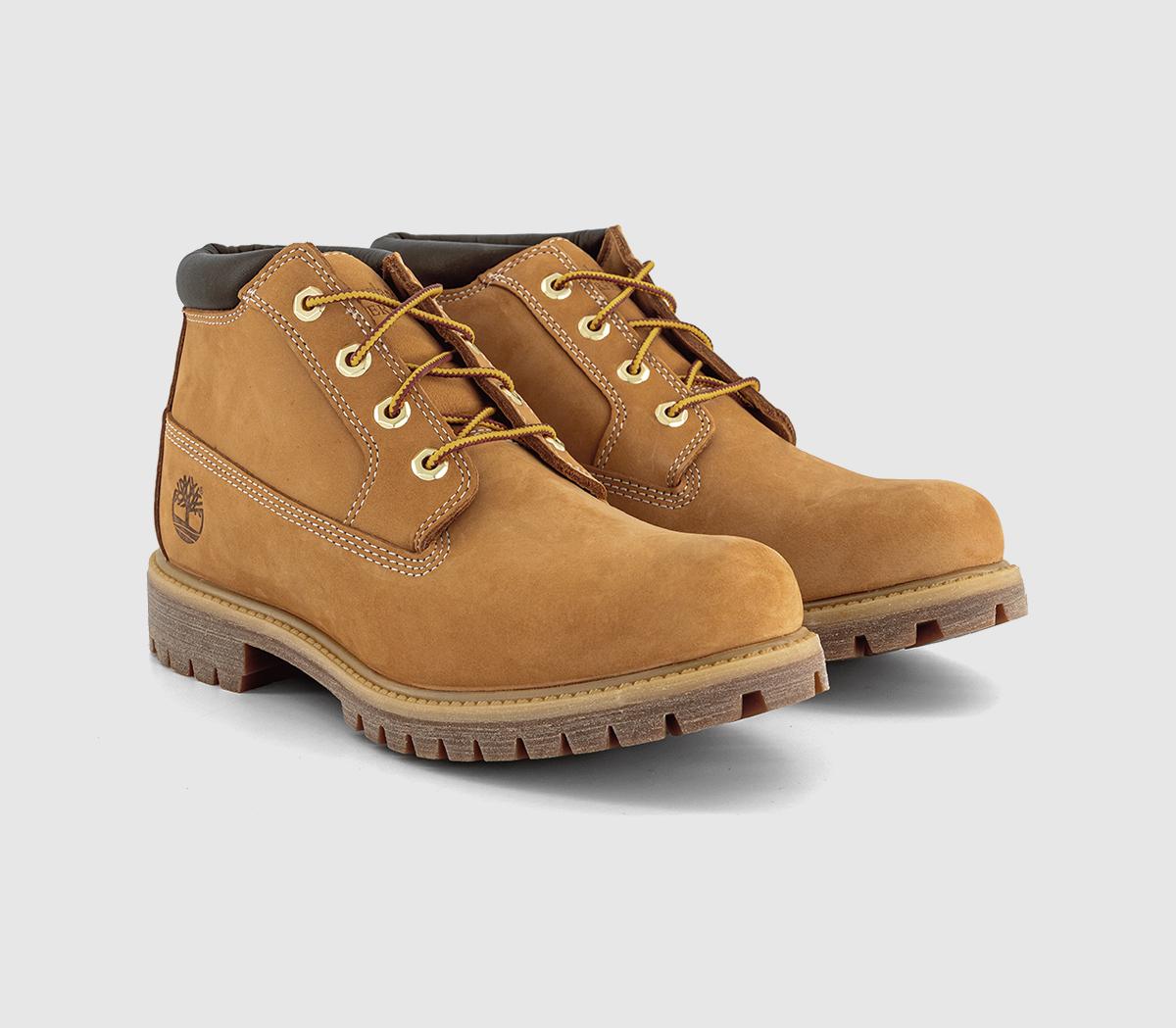 Timberland Premium Chukka Boots Wheat Nubuck - Men's Chukka Boots
