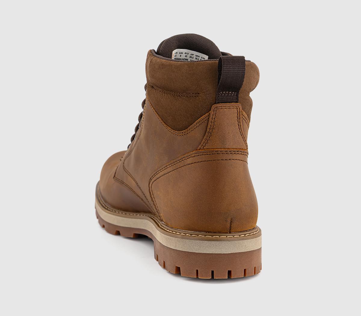 TimberlandBritton Mid Lace BootsRust Full Grain Leather