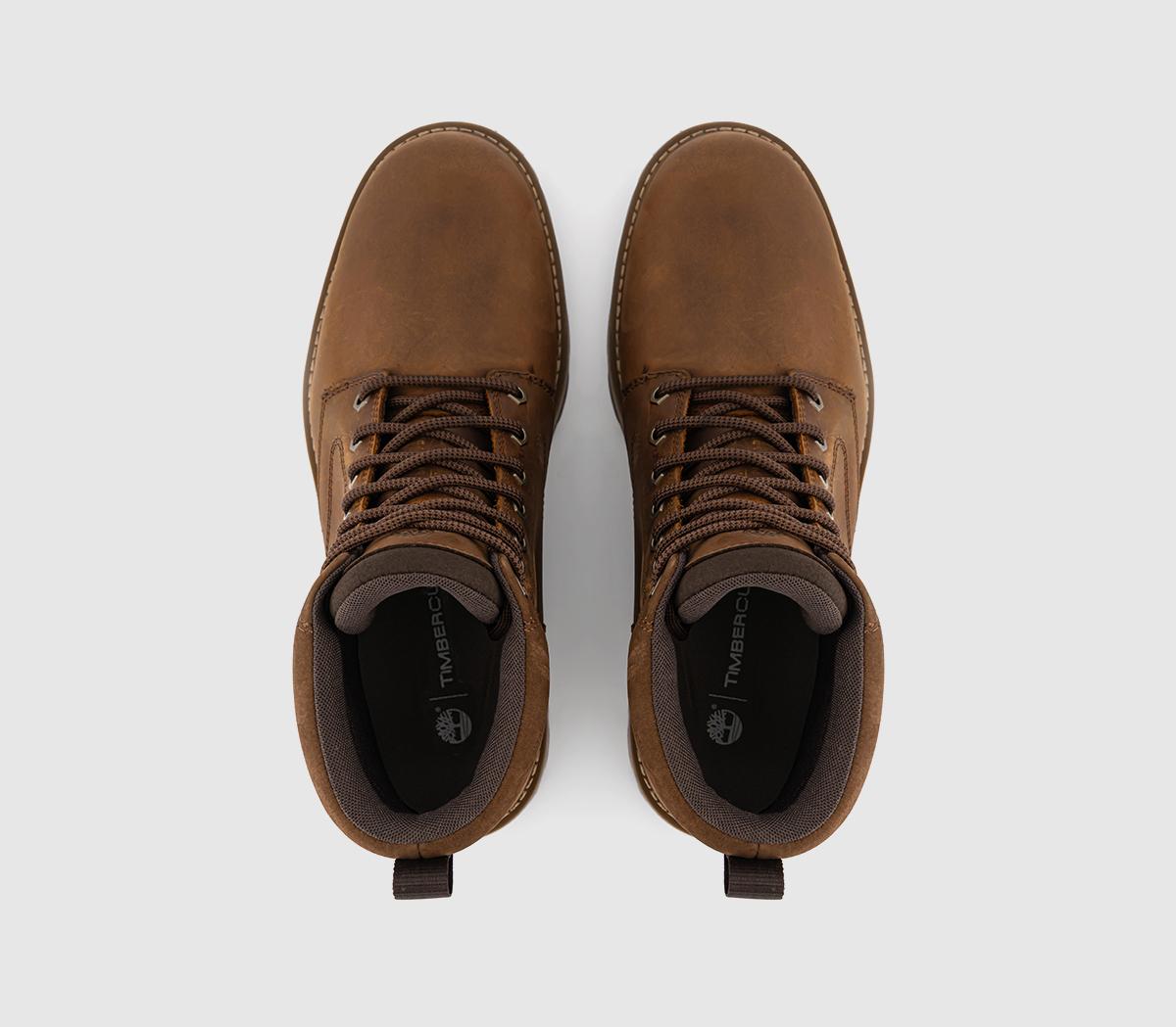 TimberlandBritton Mid Lace BootsRust Full Grain Leather