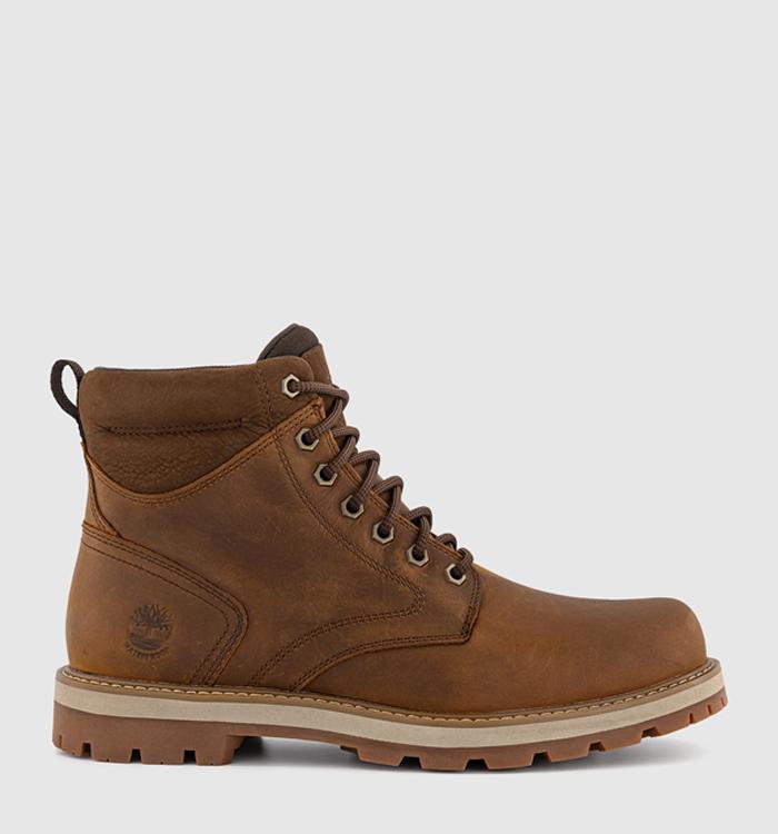 Timberland Britton Mid Lace Boots Rust Full Grain Leather