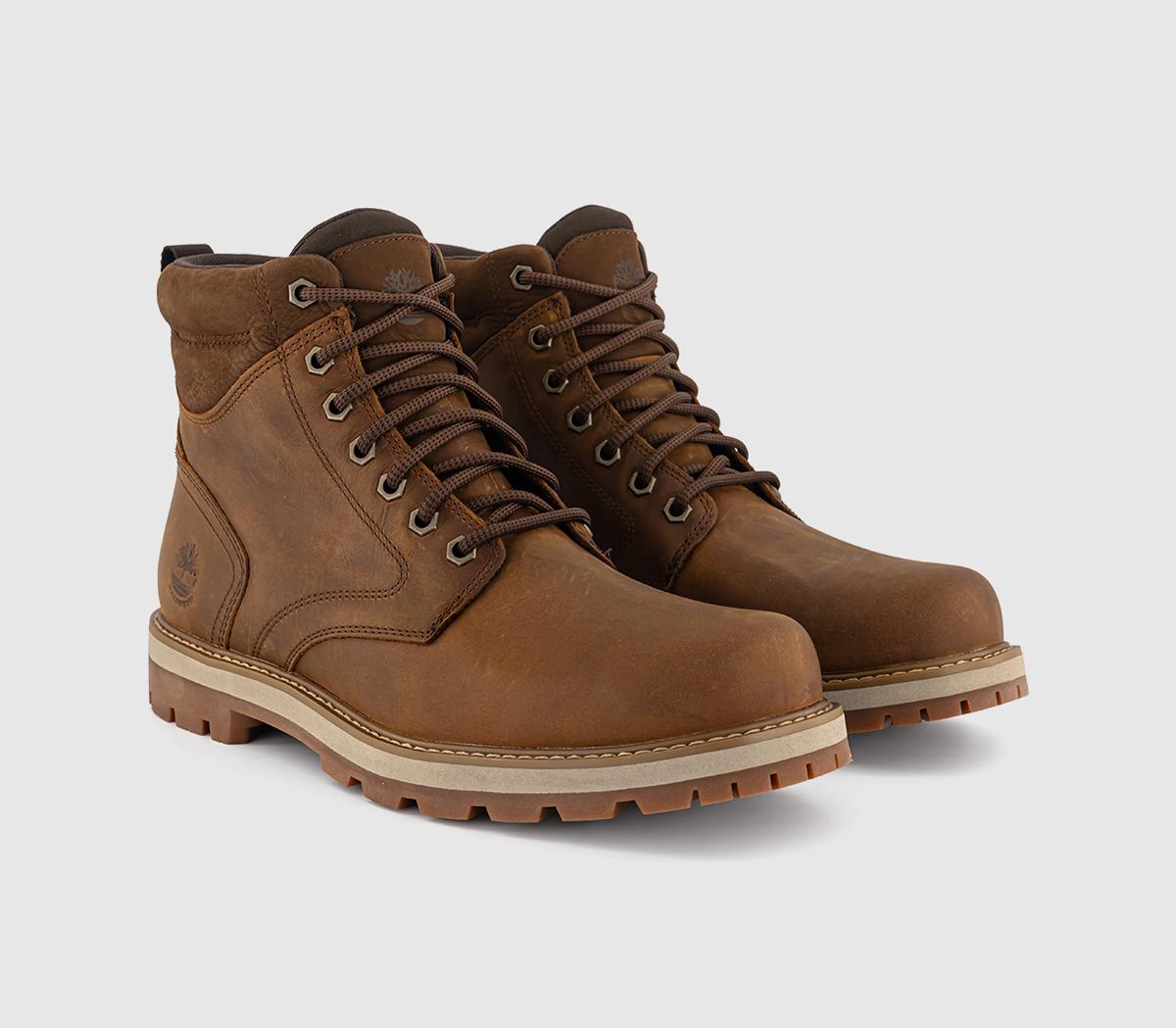 TimberlandBritton Mid Lace BootsRust Full Grain Leather
