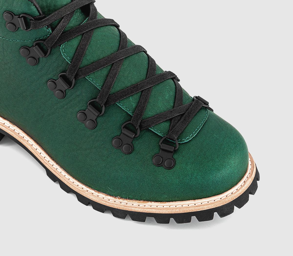 Timberland 78 Hiker Boots Dark Green - Men's Boots