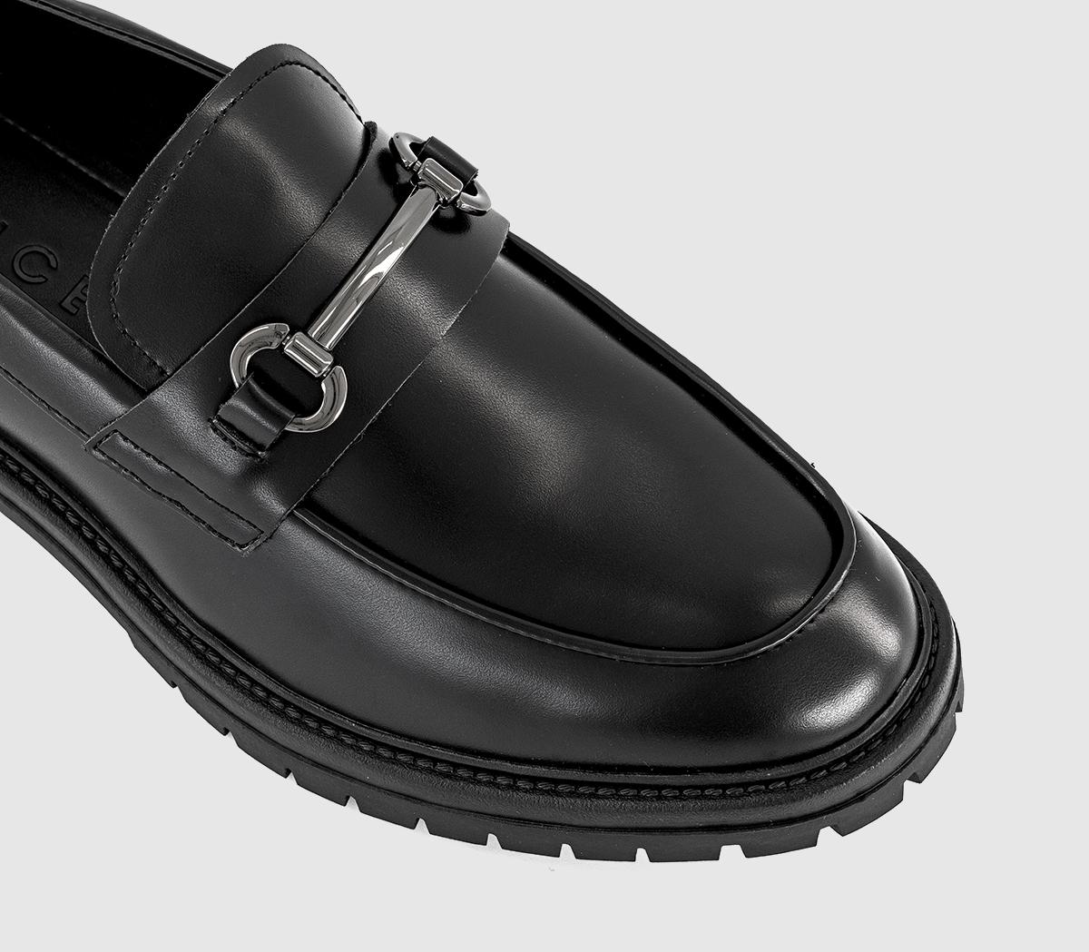 OFFICEMorley Chunky Snaffle LoafersBlack