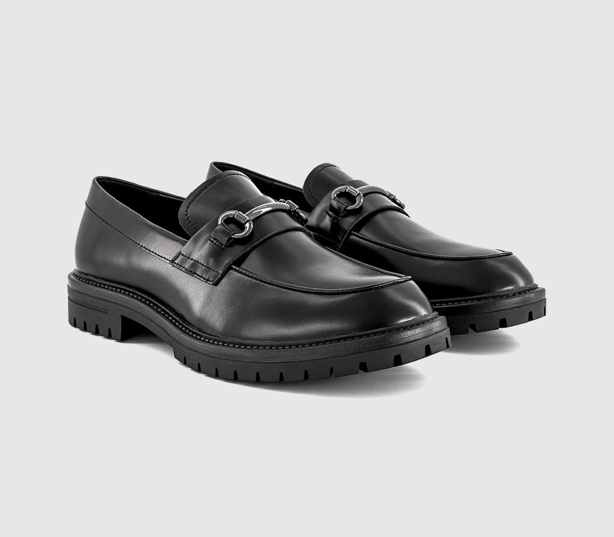 OFFICEMorley Chunky Snaffle LoafersBlack