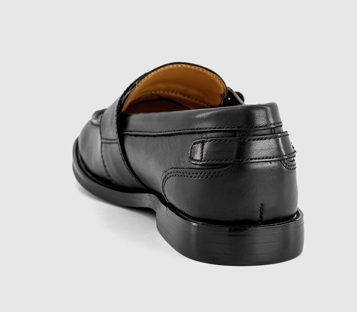 OFFICEMelbourne Monk Strap LoafersBlack Leather