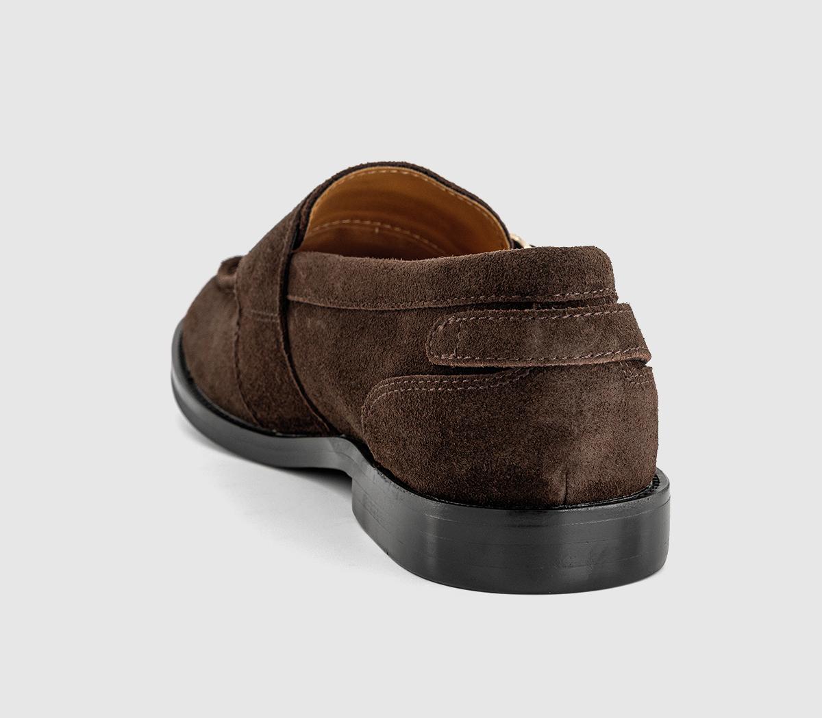 OFFICEMelbourne Monk Strap LoafersBrown Suede