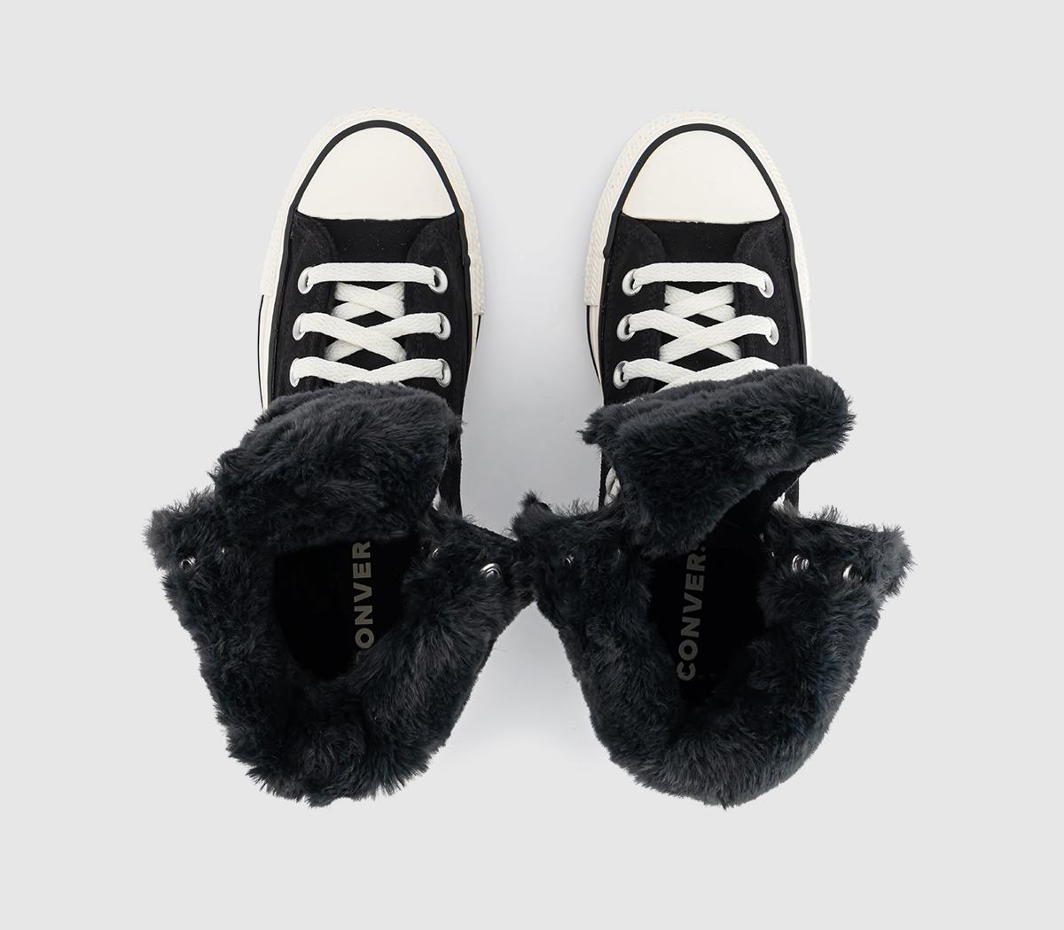 ConverseAll Star Fold Over TrainersBlack Black Egret