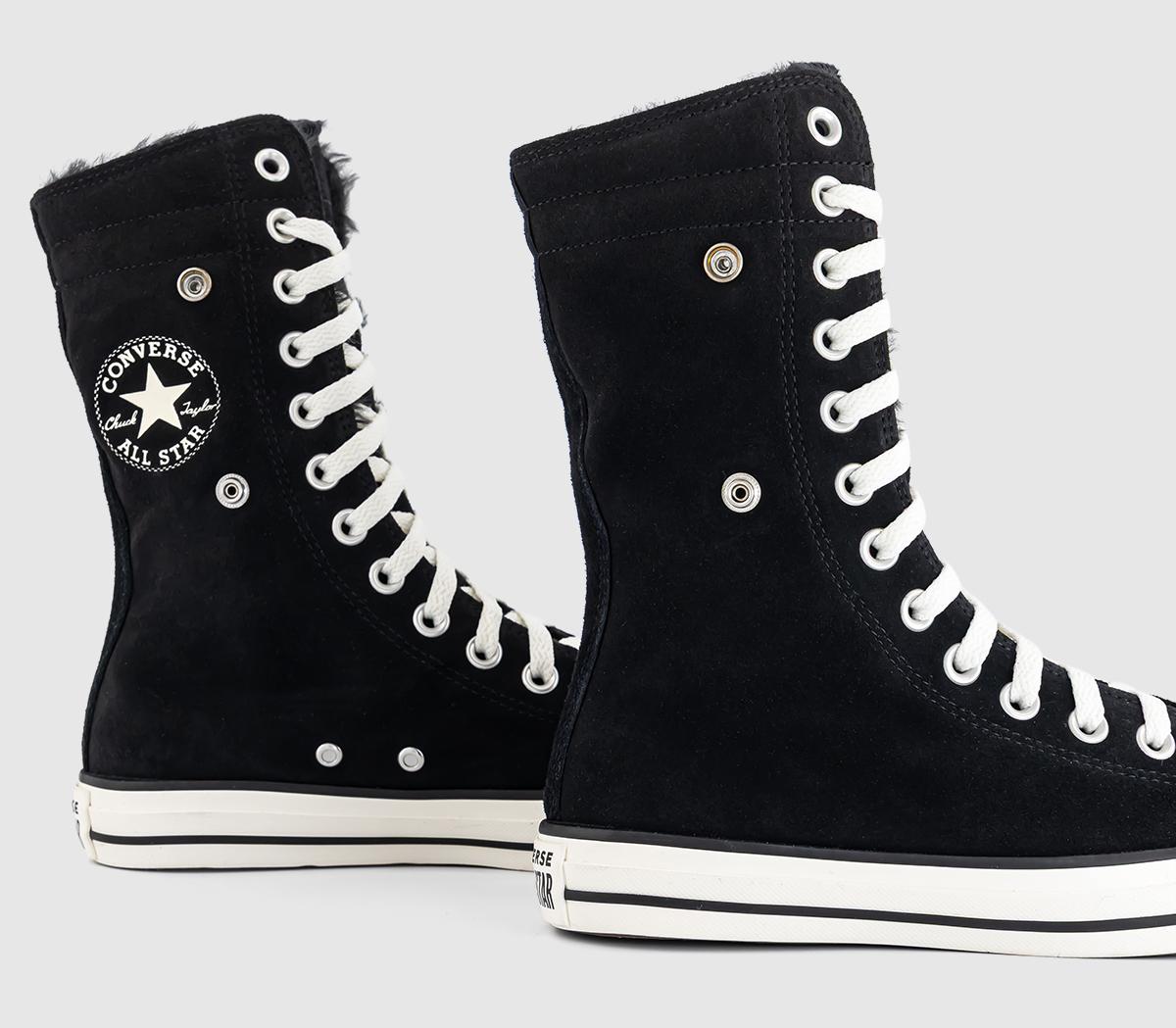ConverseAll Star Fold Over TrainersBlack Black Egret