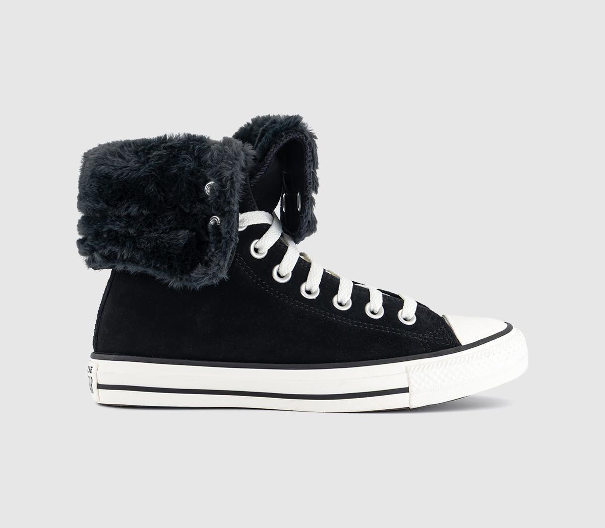 ConverseAll Star Fold Over TrainersBlack Black Egret