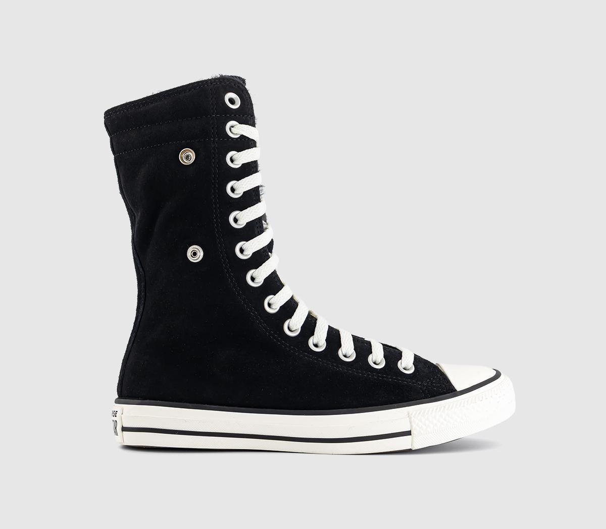 ConverseAll Star Fold Over TrainersBlack Black Egret