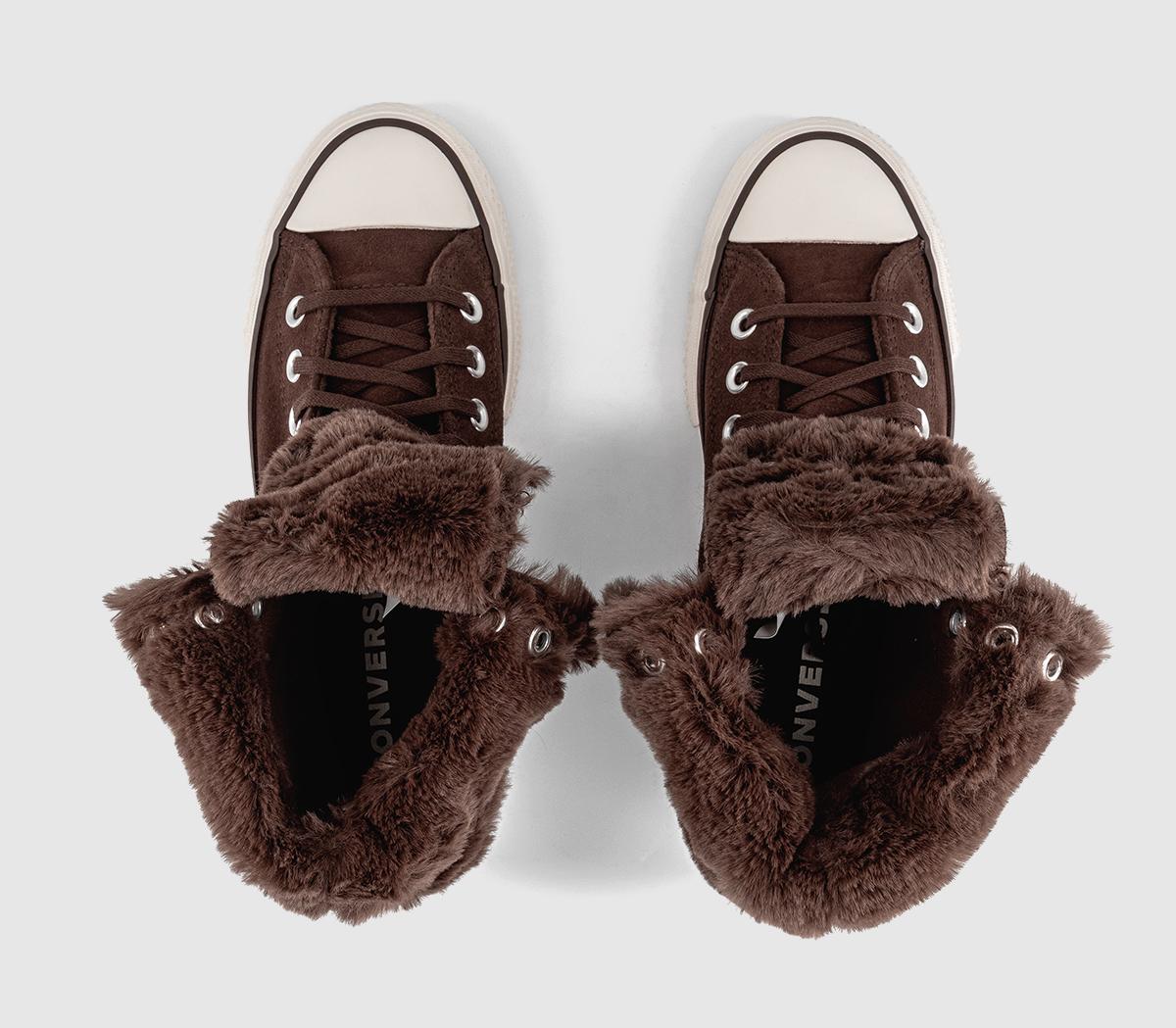 ConverseAll Star Fold Over Lift TrainersBrown Fudge Brown Fudge