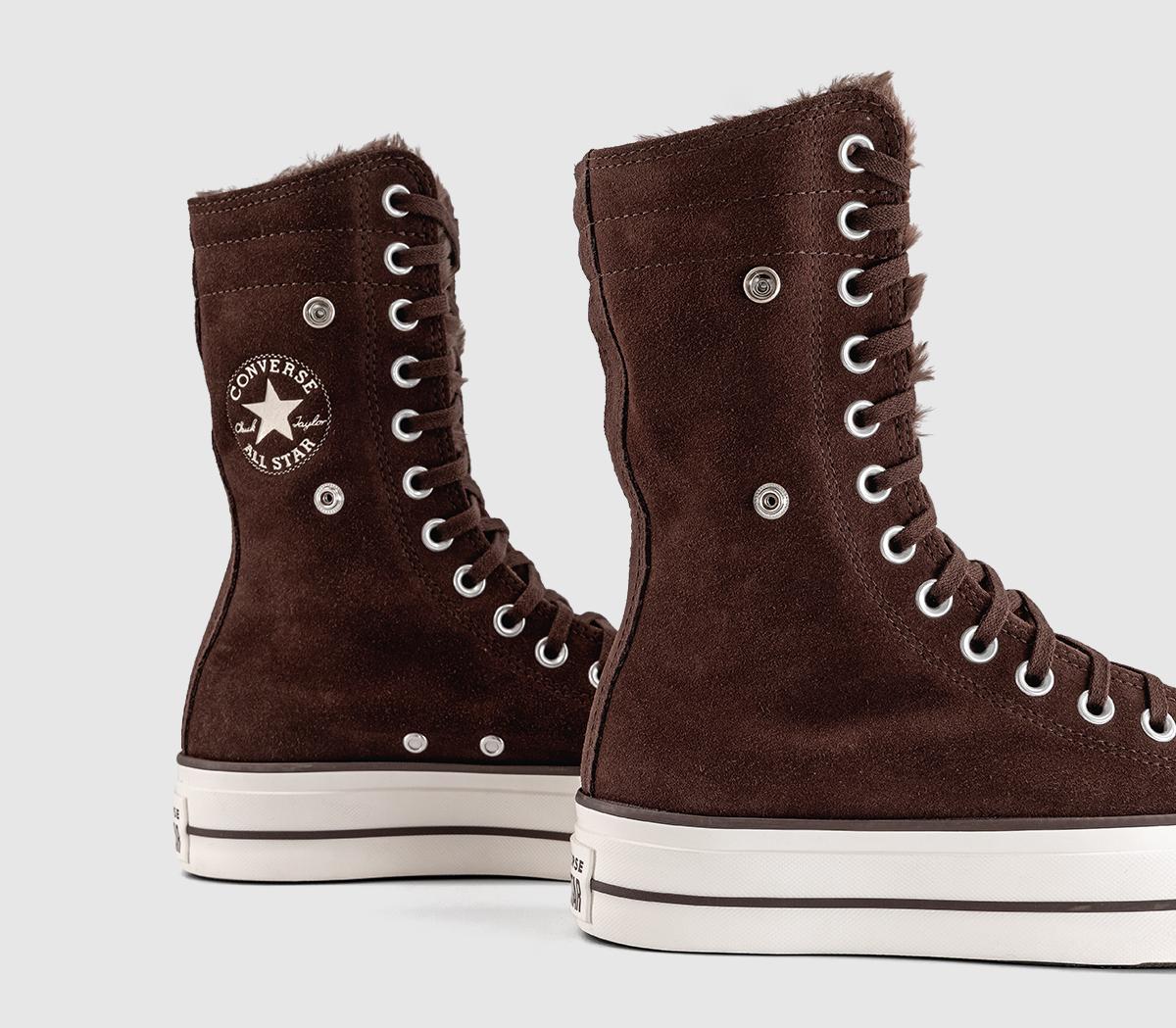 ConverseAll Star Fold Over Lift TrainersBrown Fudge Brown Fudge