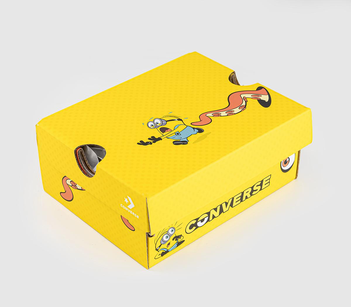 ConverseAll Star One Strap Infant TrainersMinions Yellow White Black